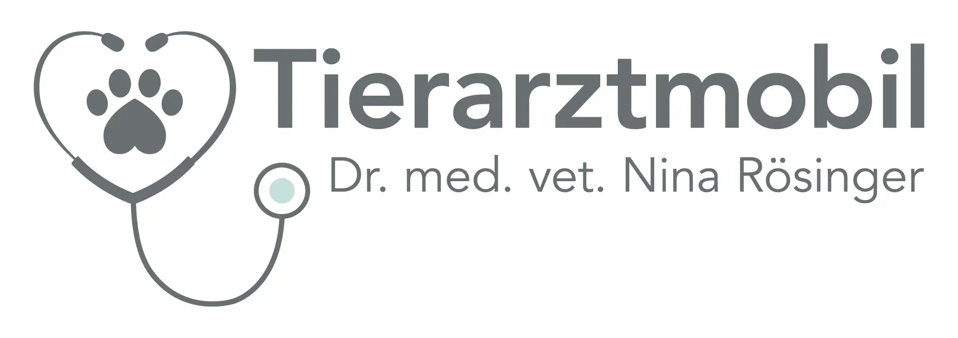 Stethoskop Pfote Mobile tierärztin